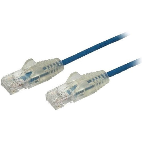 Câble CAT6 StarTech.com de 0,9 m - Cordon de raccordement CAT6 fin - Bleu - Connecteurs RJ45 anti-accrocs - Câble Gigabit Ethernet - 28 AWG - LSZH (N6PAT3BLS) N6PAT3BLS