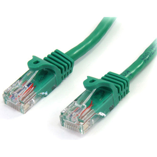 StarTech.com Câble de raccordement Cat5e UTP RJ45 anti-accroc de 7,6 m - Cordon de raccordement de 7,6 m 45PATCH25GN