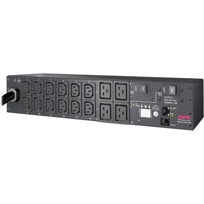 PDU en rack APC by Schneider Electric, avec compteur, 2U, 30 A, 208 V, (12) C13 et (4) C19 AP7811B