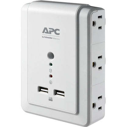 APC by Schneider Electric Essential SurgeArrest Support mural à 6 prises avec USB, 120 V P6WU2