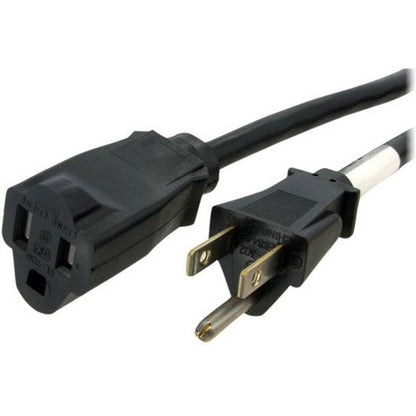 StarTech.com Rallonge d'alimentation de 3 m, NEMA5-15R vers NEMA5-15P, noir, 13 A, 125 V, 16 AWG, câble d'extension d'alimentation pour ordinateur PAC10110