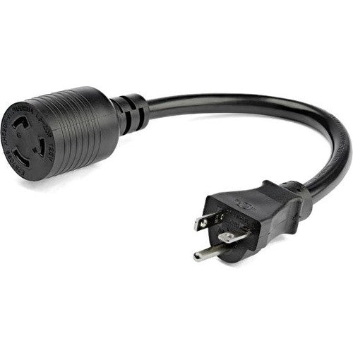 StarTech.com Rallonge électrique robuste de 30 cm, NEMA L5-20R vers NEMA 5-20P, 13 A 125 V, 12 AWG, câble d'alimentation de gros calibre PAC520PLR1