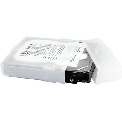 StarTech.com Housse de protection en silicone pour disque dur 3,5 pouces avec capuchon de connecteur HDDSLEV35