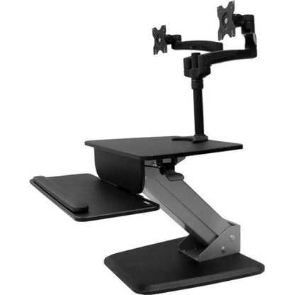 StarTech.com Dual Monitor Sit-to-stand Workstation - One-Touch Height Adjustment BNDSTSDUAL