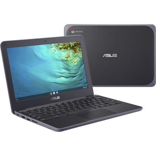 Asus Chromebook C202 C202XA-DS01-CA Ordinateur portable robuste 11,6" - HD - 1366 x 768 - MediaTek MT8173C Quad-core (4 cœurs) 2,10 GHz - 4 Go de RAM - 32 Go de mémoire flash - Gris C202XA-DS01-CA