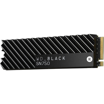 Disque SSD WD Black SN750 WDS200T3XHC 2 To avec dissipateur thermique - PCI Express (PCI Express 3.0 x4) - 1 200 To (TBW) - Interne - M.2 2280 WDS200T3XHC