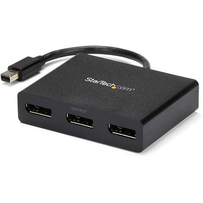 Adaptateur multi-écrans StarTech.com à 3 ports - Mini DisplayPort 1.2 vers DisplayPort MST Hub - Triple 1080p/Dual 4K - Windows Extended Desktop MSTMDP123DP
