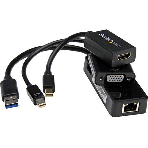 Kit adaptateur 3 en 1 pour Surface Pro de StarTech.com - Accessoires pour Surface Pro - Adaptateur Mini DisplayPort pour Surface Pro - Adaptateur Ethernet pour Surface MSTP3MDPUGBK