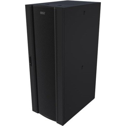StarTech.com Armoire rack pour serveur 25U - 4 montants à profondeur réglable 7-35" Boîtier réseau/données/informatique à roulettes avec ventilation verrouillable et gestion des câbles RK2537BKM