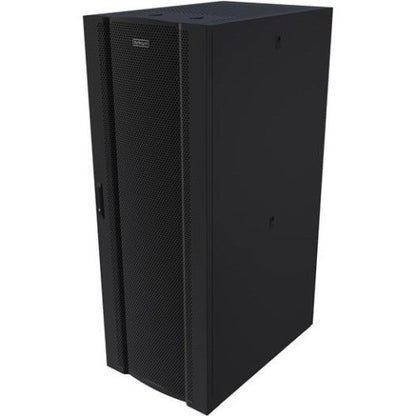 StarTech.com Armoire rack pour serveur 25U - 4 montants à profondeur réglable 7-35" Boîtier réseau/données/informatique à roulettes avec ventilation verrouillable et gestion des câbles RK2537BKM