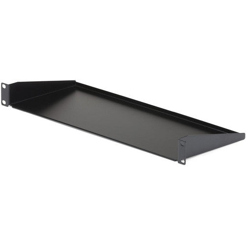 StarTech.com Étagère pour rack de serveur ventilée 1U - Plateau de montage en rack en porte-à-faux fixe de 25,4 cm de profondeur pour boîtier de données/audiovisuel/réseau de 48,3 cm avec écrous à cage CABSHELFV1U