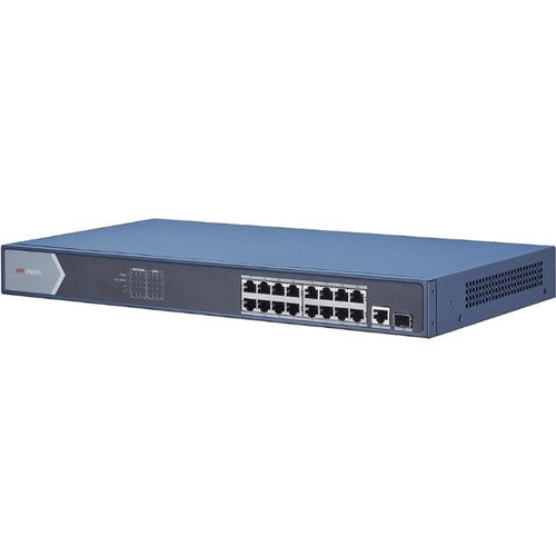 Commutateur PoE non géré Gigabit 16 ports Hikvision DS-3E0518P-E