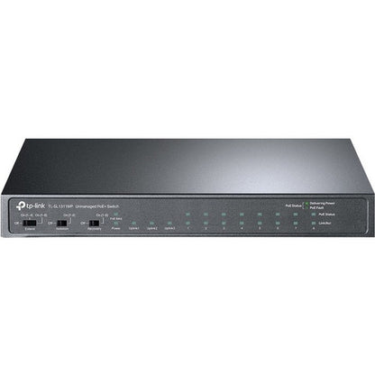 TP-Link 8-Port 10/100Mbps + 3-Port Gigabit Desktop Switch with 8-Port PoE+ TL-SL1311MP