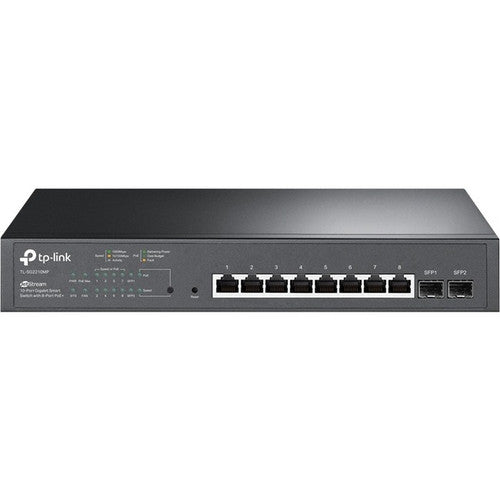 Commutateur intelligent Gigabit JetStream 10 ports TP-Link avec PoE+ 8 ports TL-SG2210MP