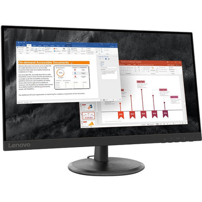 Moniteur LCD Lenovo C27-30 27" Full HD WLED - 16:9 - Noir corbeau 62AAKAR6US