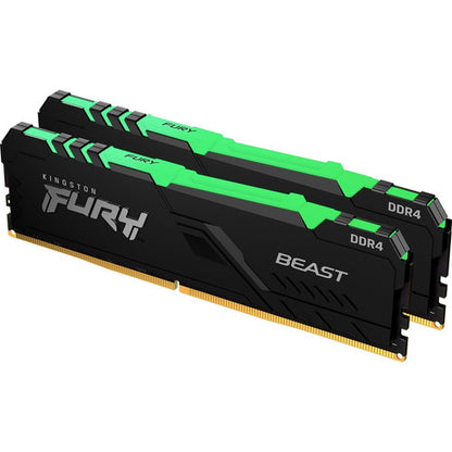 Kit de mémoire Kingston FURY Beast 32 Go (2 x 16 Go) DDR4 SDRAM KF432C16BBAK2/32