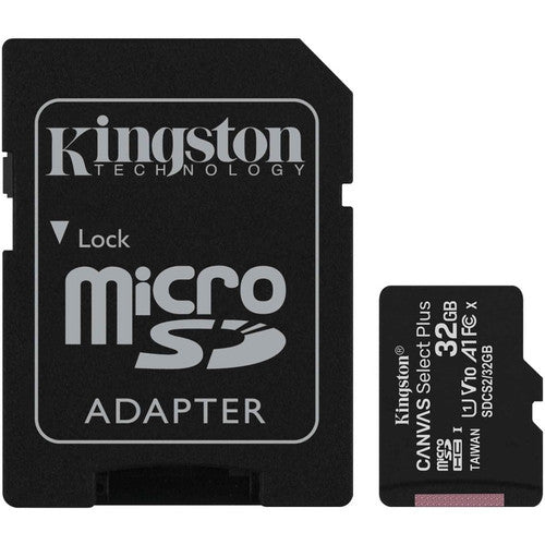 Carte microSDHC Kingston Canvas Select Plus 32 Go Classe 10/UHS-I (U1) - 1 pack SDCS2/32 Go
