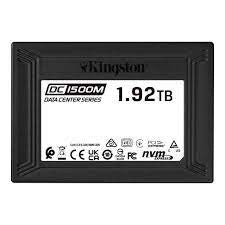 Disque SSD Kingston DC1500M 1,92 To - 2,5" interne - U.2 (PCI Express NVMe 3.0 x4) - Utilisation mixte SEDC1500M/1920G