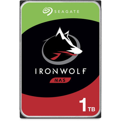 Disque dur Seagate IronWolf ST1000VN002 1 To - 3,5" interne - SATA (SATA/600) - Méthode d'enregistrement magnétique conventionnel (CMR) ST1000VN002