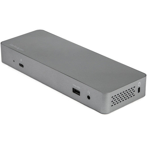 StarTech.com Universal Thunderbolt 3 Dock with USB-C Host Compatibility - Dual Monitor 4K 60Hz DisplayPort TB3 Laptop Docking Station - 60W PD, GbE, 5-Port USB Hub - USB 3.1 Gen 2 10Gbps TB3CDOCKDP