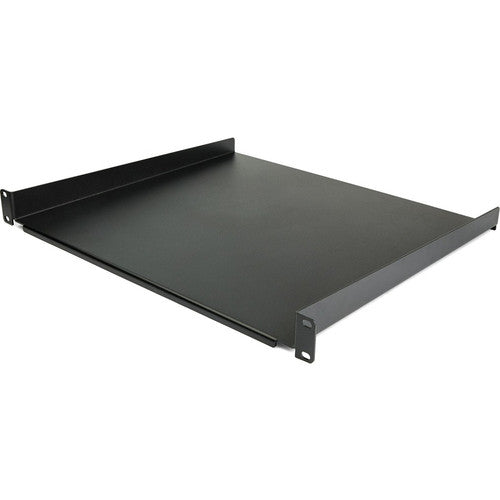 StarTech.com Étagère pour rack de serveur 1U - Plateau de montage en rack en porte-à-faux fixe de 40,6 cm de profondeur pour boîtier de données/AV/réseau de 48,3 cm avec écrous à cage, vis CABSHELF116