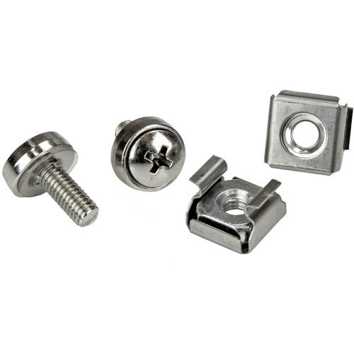 StarTech.com Lot de 100 vis de montage M5 et écrous à cage pour armoire de serveur CABSCREWM52