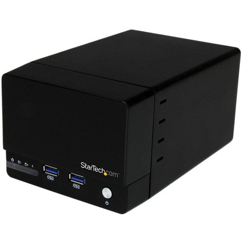 Boîtier RAID pour disque dur SATA III 3,5 pouces double USB 3.0 StarTech.com avec hub USB à charge rapide et UASP S352BU33HR