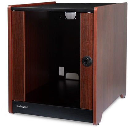 StarTech.com Armoire de serveur 12U - 53,3 cm de profondeur - Finition bois - Emballage à plat RKWOODCAB12