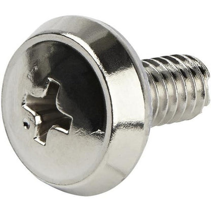 Vis pour rack de serveur StarTech.com 12-24 - Lot de 50 - Nickelées CABSCRWS1224