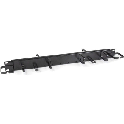 StarTech.com Panneau de gestion de câbles horizontal 1U 19" - Combinaison de conduits horizontaux et de crochets à anneau en D verticaux/horizontaux CMPNL1UC