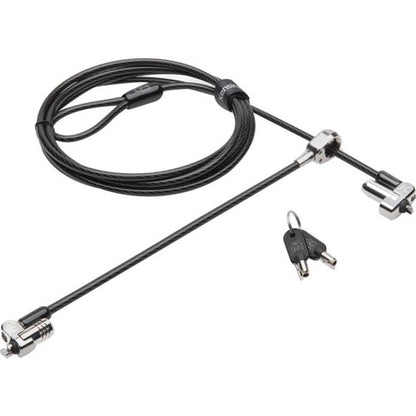 Serrure à clé Kensington N17 pour ordinateur portable à double tête pour appareils Dell 67995