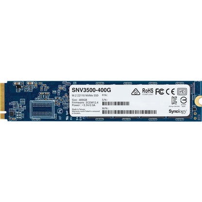Disque SSD Synology SNV3000 SNV3500-400G 400 Go - M.2 22110 interne - PCI Express NVMe (PCI Express NVMe 3.0 x4) SNV3500-400G