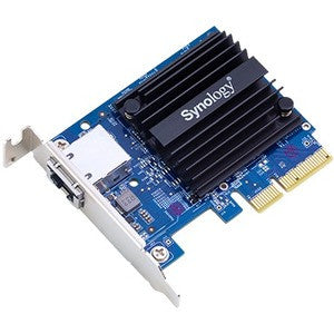 Carte d'extension Synology à port unique et haute vitesse 10GBASE-T/NBASE-T pour serveurs NAS Synology E10G18-T1