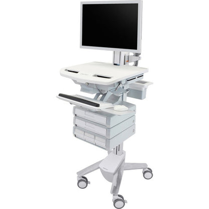 Chariot Ergotron StyleView avec pivot HD, 5 tiroirs (1x2+3) SV43-2550-0