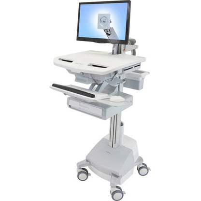 Chariot Ergotron StyleView avec bras LCD, alimentation SLA, 1 tiroir SV44-1211-1