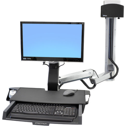 Ergotron Mounting Extension - Polished Aluminum 45-261-026
