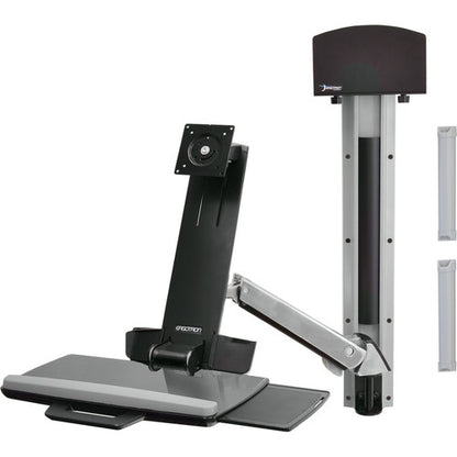 Support multi-composants Ergotron StyleView 45-273-026 pour écran plat, clavier, processeur - Aluminium poli 45-273-026