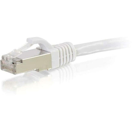 Câble de raccordement réseau blindé anti-accroc Cat6 de 3 pieds C2G (STP) - Blanc 00916