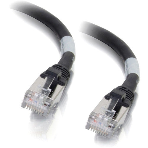 Câble de raccordement réseau blindé anti-accroc Cat6a de 1,5 m C2G (STP) - Noir 00710