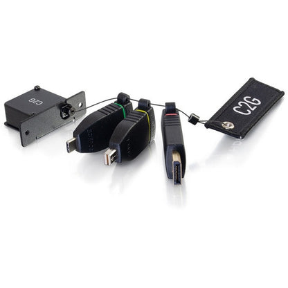 Adaptateur de table rétractable C2G 4K HDMI Ring - Code couleur mDP, DP, USB C 29880