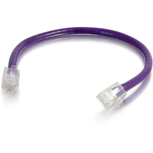 Câble de raccordement réseau non blindé UTP Cat6 non gainé C2G 10 pi - Violet 04220