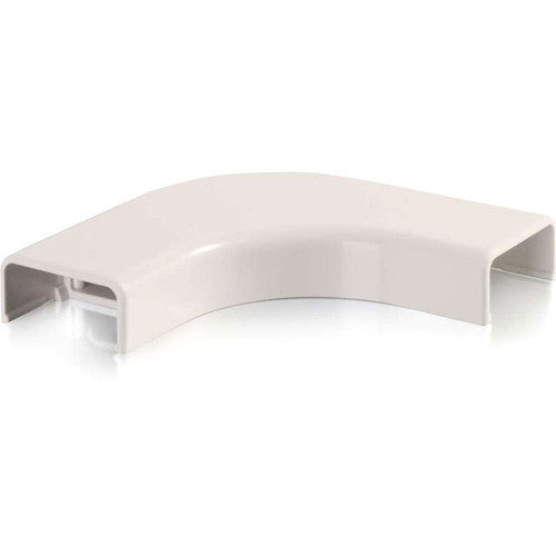 C2G Wiremold Uniduct 2800 Bend Radius Compliant Flat Elbow Fog White 16099