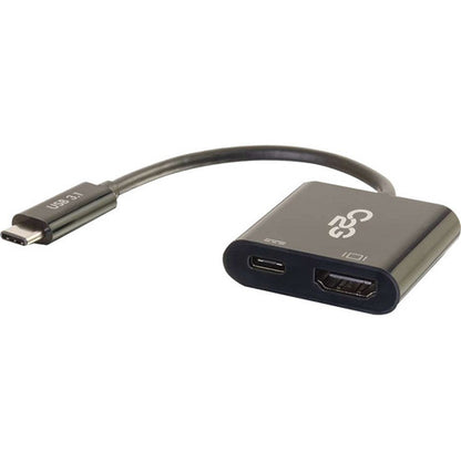 Adaptateur convertisseur USB C vers HDMI A/V C2G avec alimentation 4K 30 Hz - Noir 29531