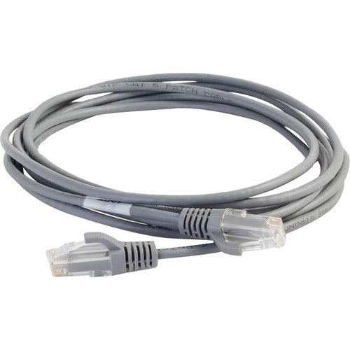 Câble Ethernet Cat6 C2G 5 pieds - Mince - Sans accroc non blindé (UTP) - Gris 01091