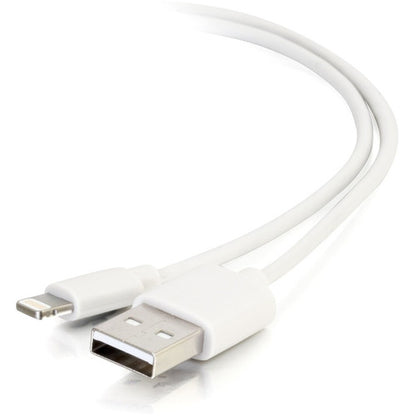 Câble de synchronisation et de chargement USB A mâle vers Lightning mâle C2G 1 m - Blanc (3,3 pi) 35498