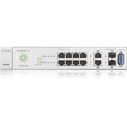 Commutateur géré dans le cloud Nebula GbE 8 ports ZYXEL NSW100-10
