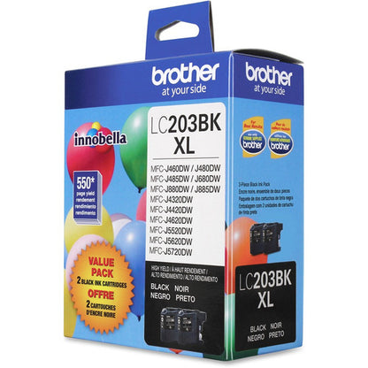 Brother Innobella LC2032PKS Original High Yield Inkjet Ink Cartridge - Black - 2 / Pack LC2032PKS