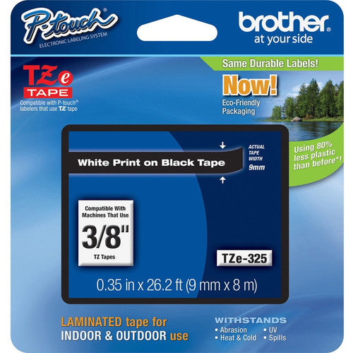 Cartouches de ruban laminé Brother P-touch TZe TZE325