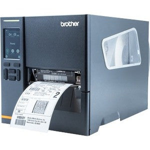 Imprimante de bureau à transfert thermique/direct Brother TJ-4121TN - Monochrome - Impression d'étiquettes/reçus - Ethernet - USB - Série TJ4121TN