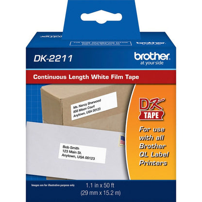 Brother Continuous Length White Film DK Tape DK2211